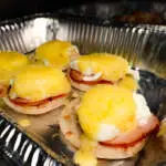 Eggs Benedict at Echo Craft Kitchen Brunch Buffet