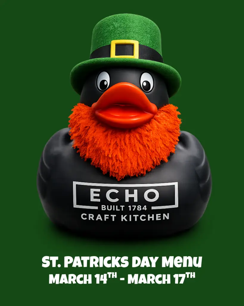 St. Patricks Day Menu at Echo Craft Kitchen in Watertown, CT.